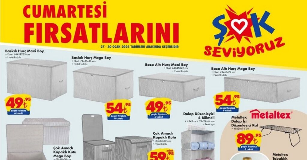 ŞOK Cumartesi, 27 Ocak 2024