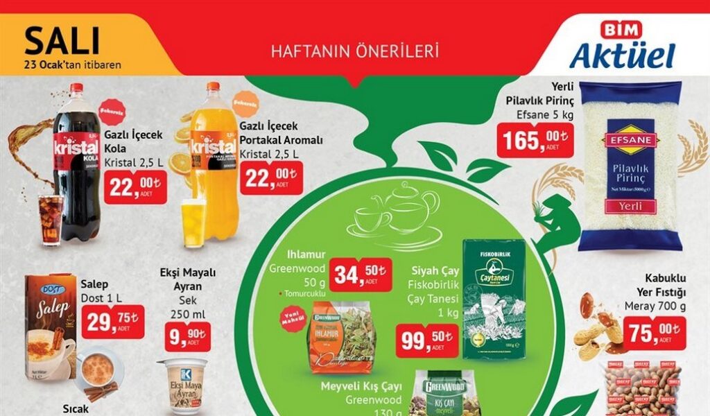 23 Ocak BİM Aktüel Kataloğu