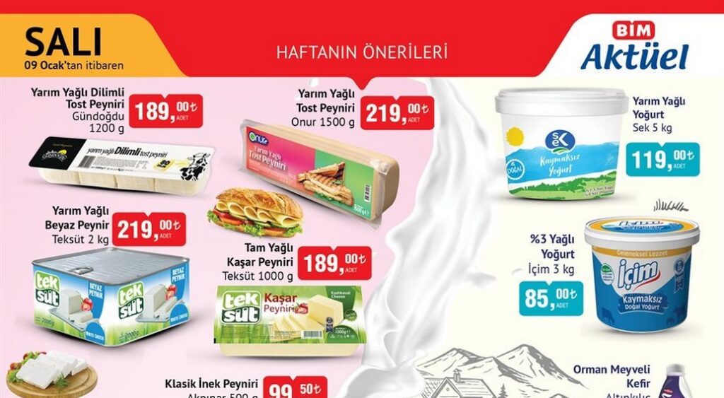 9 Ocak BİM Aktüel Kataloğu