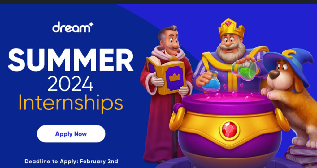 Dream Games 2024 Yaz Staj Programı