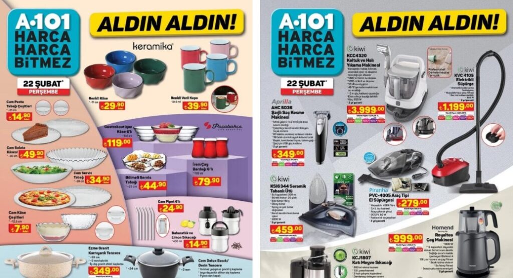A101 22 Şubat 2024 Aktüel Ürünler