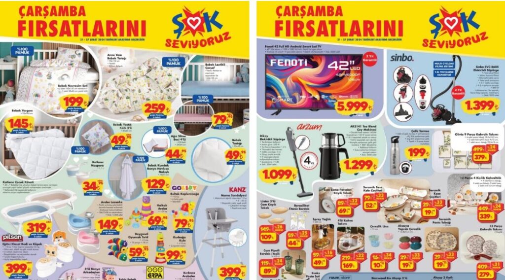 21 Şubat 2024 ŞOK Aktüel Kataloğu