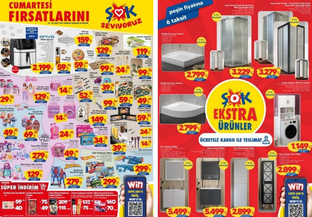 ŞOK Cumartesi, 3 Şubat 2024