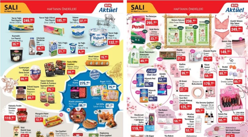 5 Mart BİM Aktüel Ürünler Kataloğu