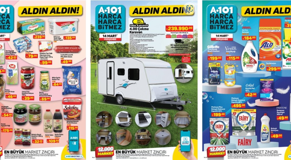 A101 14 Mart 2024 Aktüel