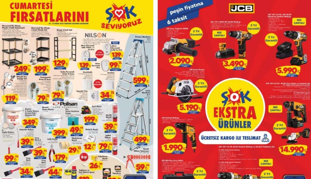ŞOK 20 Nisan 2024 Aktüel Ürünler