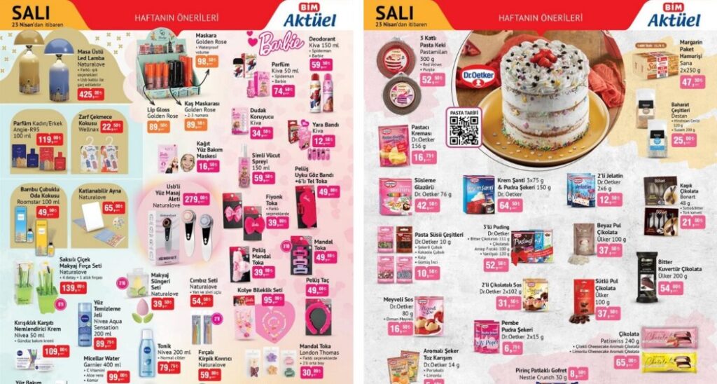 23 Nisan 2024 BİM Aktüel Ürünler