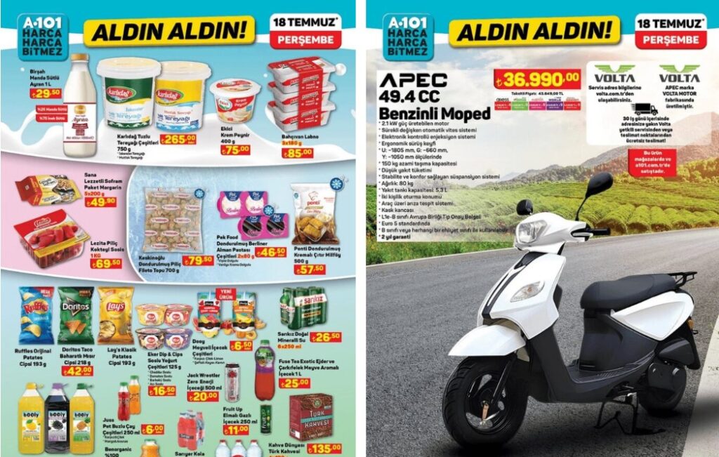 A101 18 Temmuz 2024 Aktüel