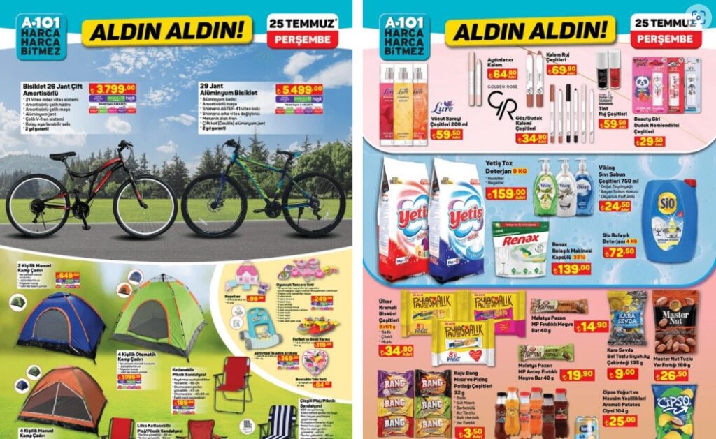 A101 25 Temmuz 2024 Aktüel