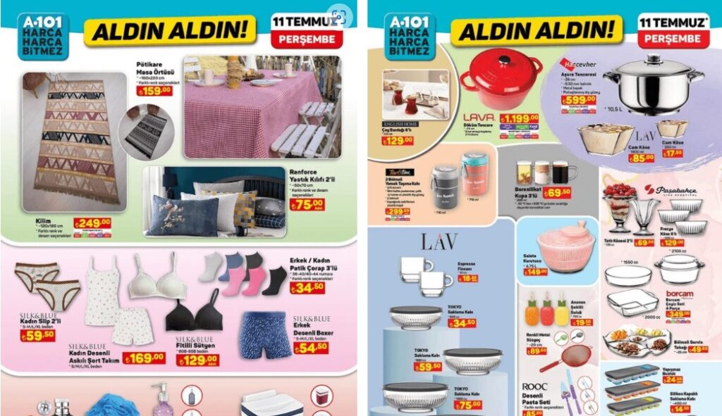 A101 11 Temmuz 2024 Aktüel