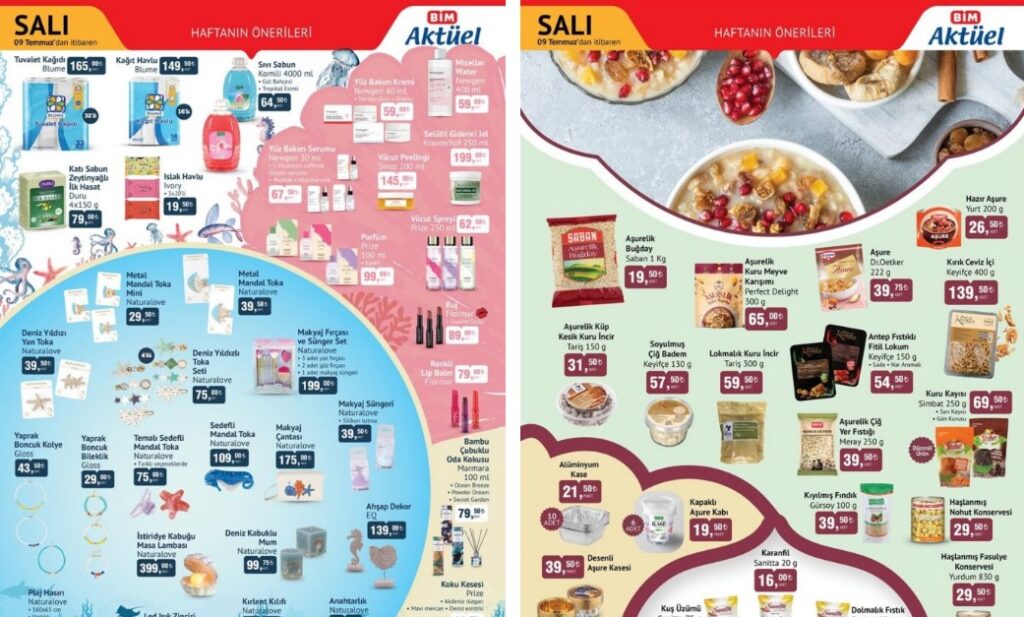 BİM Aktüel Ürünler 9 Temmuz Salı