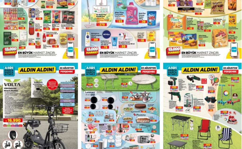 A101 22 Ağustos 2024 Aktüel Ürünler