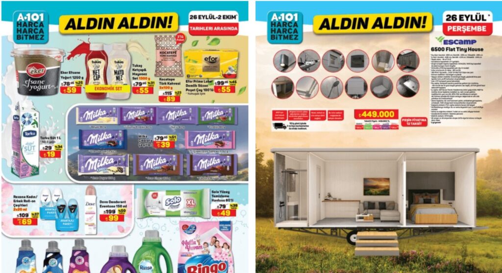 A101 26 Eylül 2024 Aktüel Ürünler