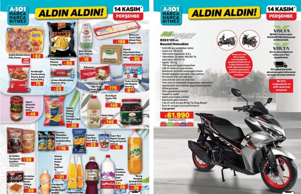 A101 14 Kasım 2024 Aktüel Ürünler