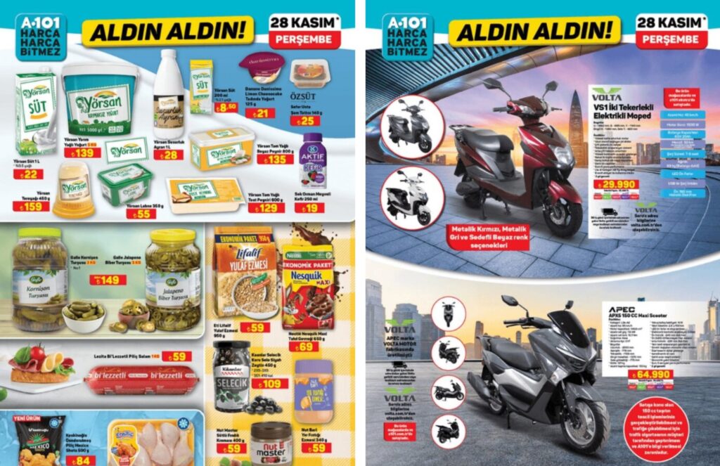 A101 28 Kasım 2024 Aktüel Ürünler