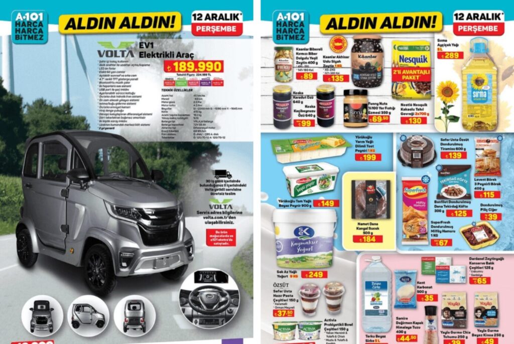 A101 12 Aralık 2024 Aktüel Ürünler