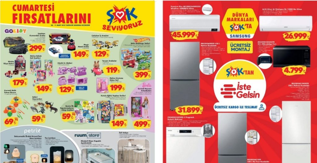 ŞOK Market 8 Mart 2025 Aktüel Ürünler