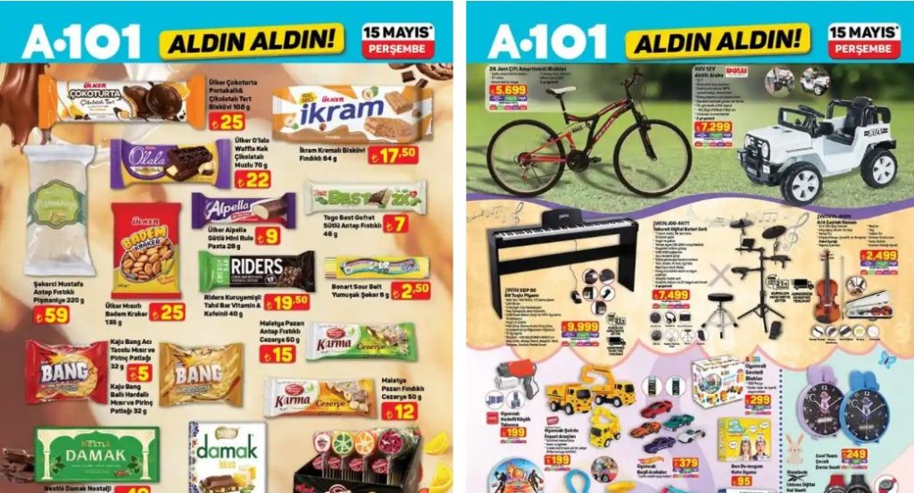 A101 15 Mayıs 2025 Aktüel Kataloğu