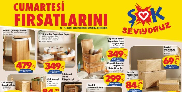 Şok 13 Eylül 2025 Aktüel Kataloğu