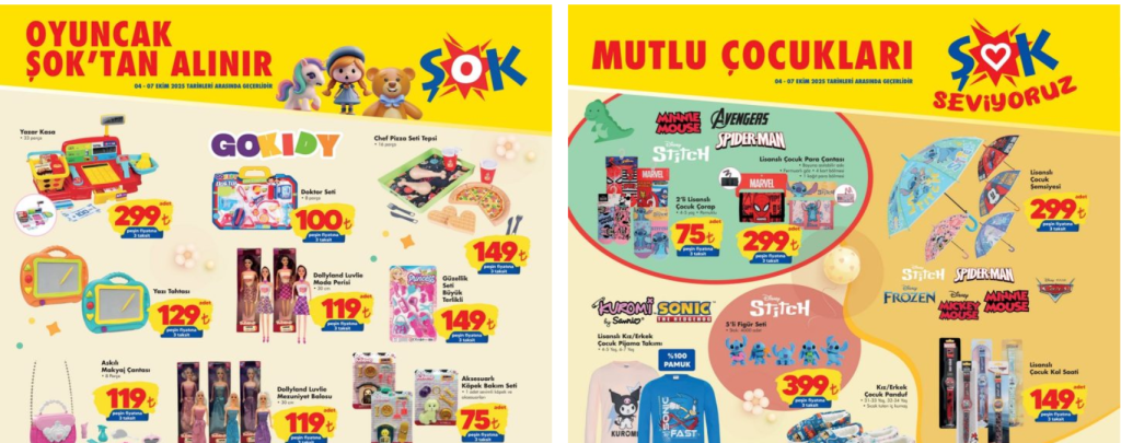 Şok 4 Ekim 2025 Aktüel Kataloğu