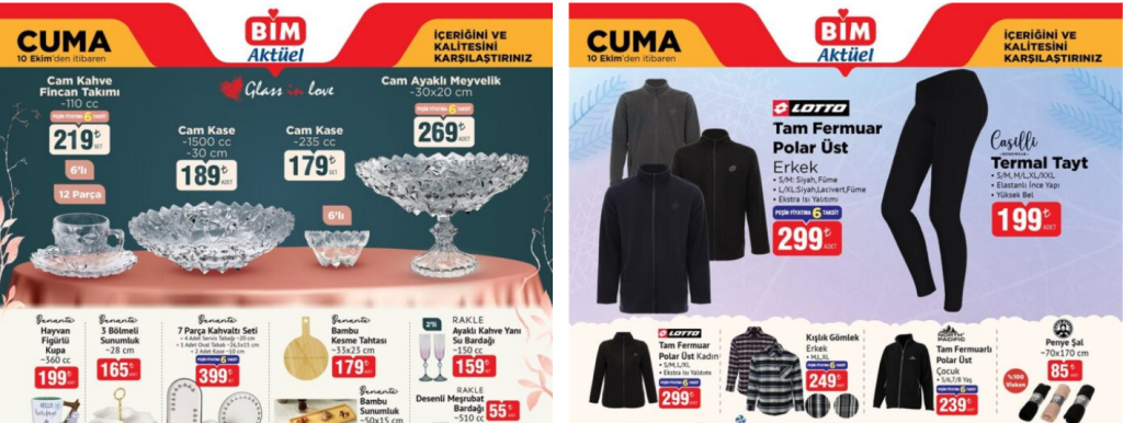 BİM 10 Ekim 2025 Aktüel Kataloğu