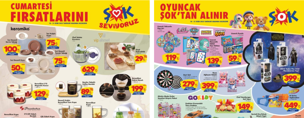 Şok 18 Ekim 2025 Aktüel Kataloğu