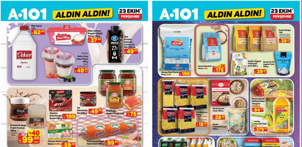 A101 23 Ekim 2025 Aktüel Kataloğu