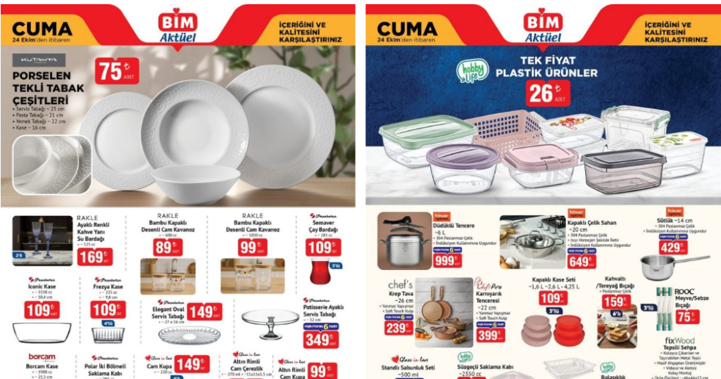 BİM 24 Ekim 2025 Aktüel Kataloğu