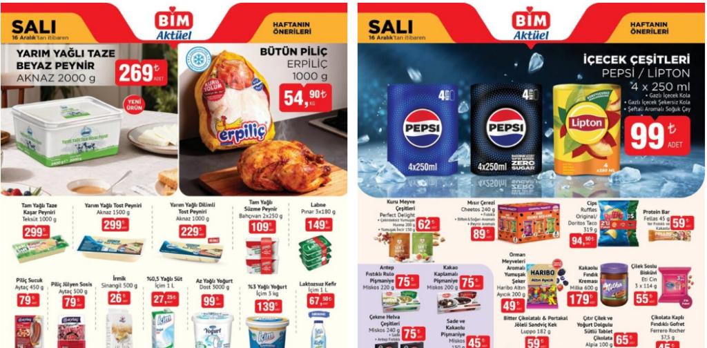 BİM 16 Aralık 2025 Aktüel Kataloğu