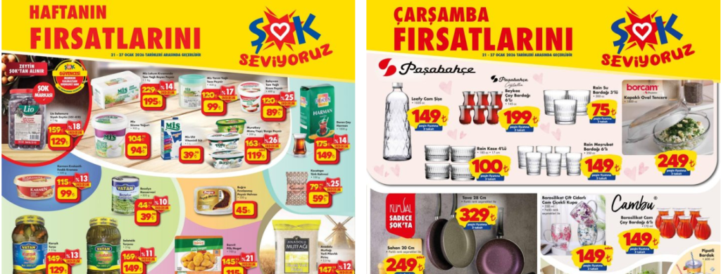 Şok 21 Ocak 2026 Aktüel Kataloğu