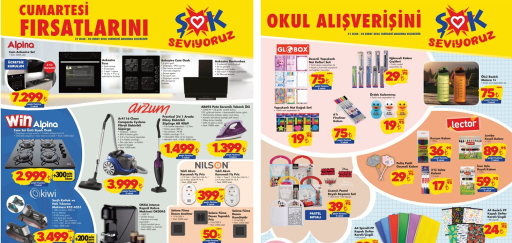 Şok 31 Ocak 2026 Aktüel Kataloğu