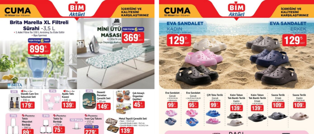 BİM 10 Nisan 2026 Aktüel Kataloğu