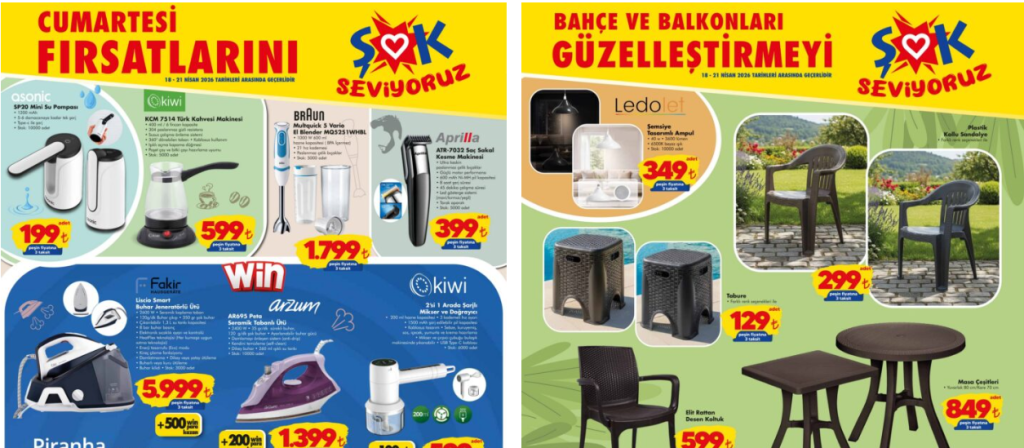 Şok 18 Nisan 2026 Aktüel Kataloğu