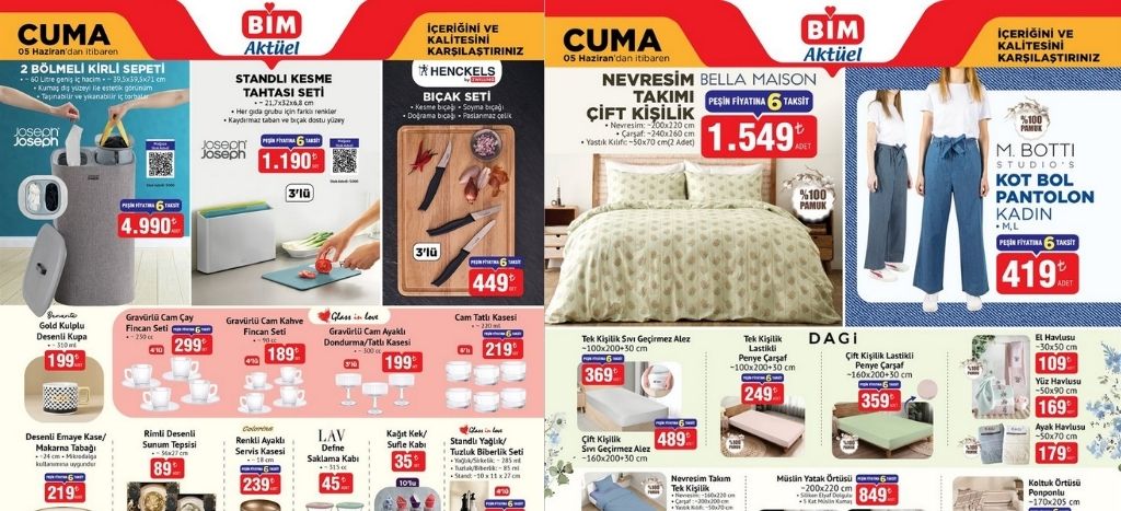 BİM 5 Haziran Aktüel Kataloğu 2026