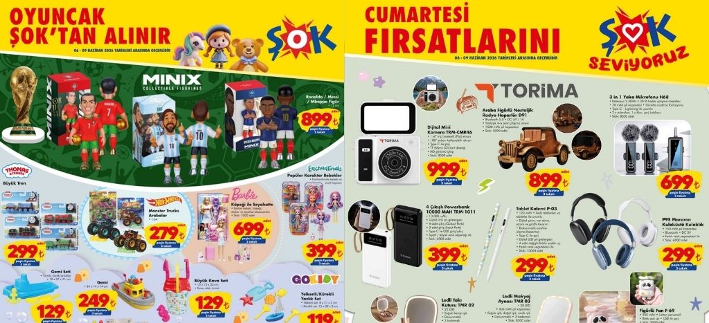 Şok 6 Haziran Aktüel Kataloğu 2026