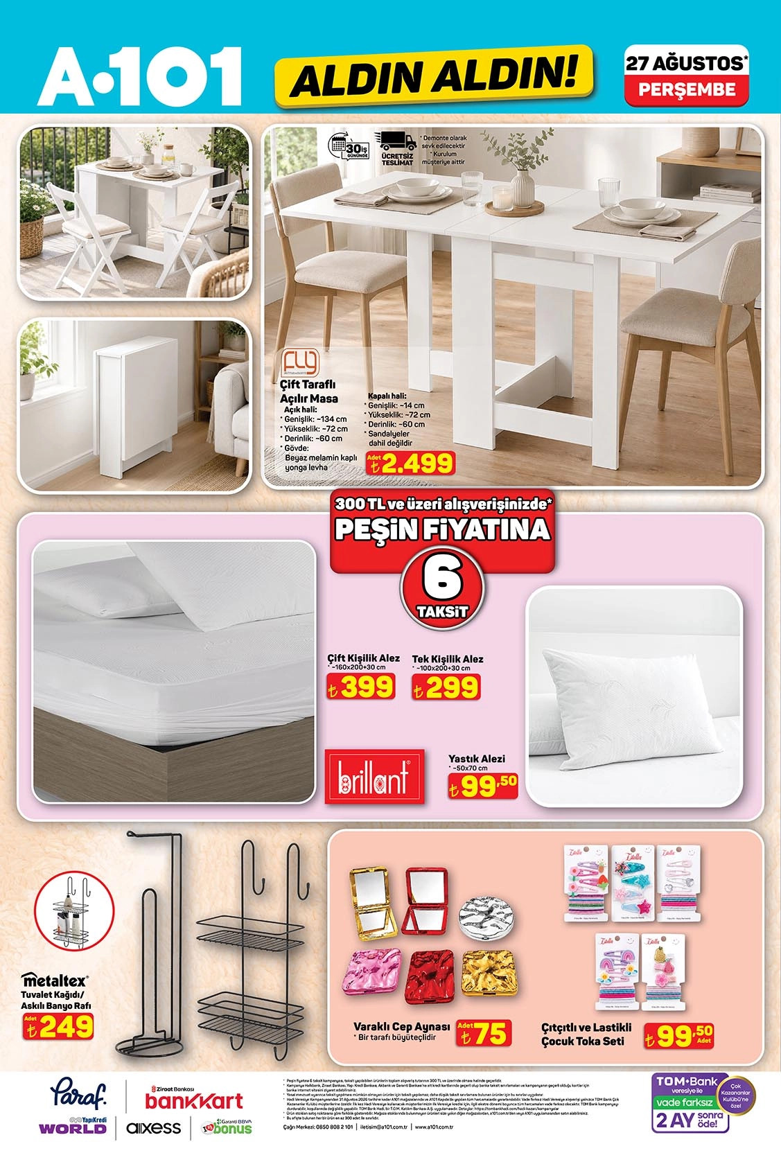 A101 27 Ağustos Aktüel Kataloğu 2026 6. sayfa