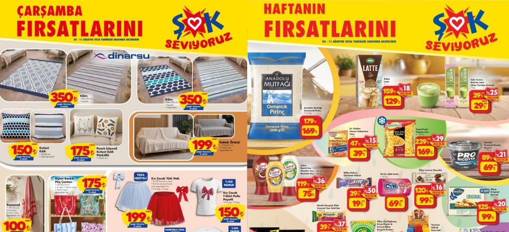 Şok 5 Ağustos Aktüel Kataloğu 2026
