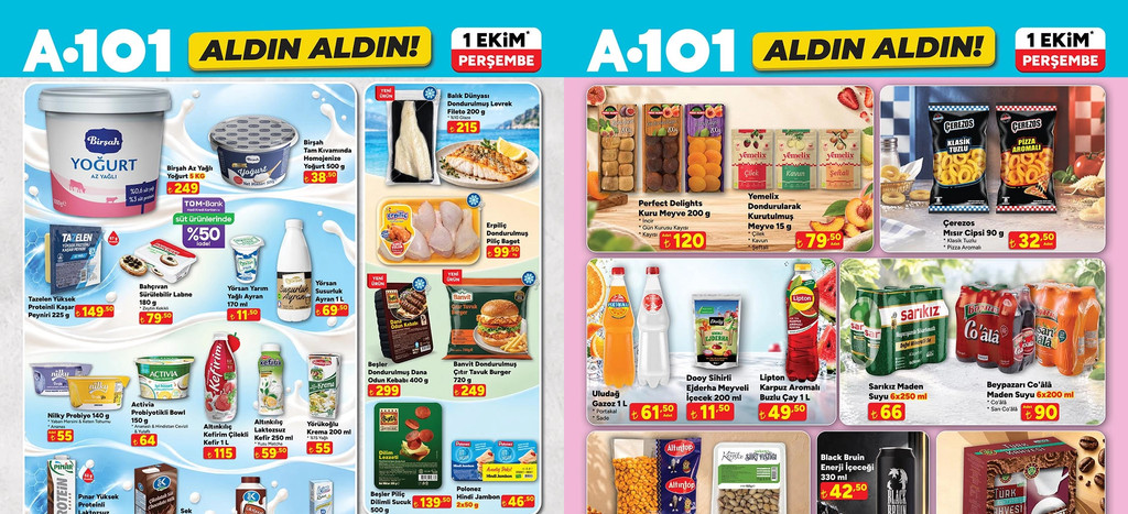 A101 1 Ekim Aktüel Kataloğu 2026
