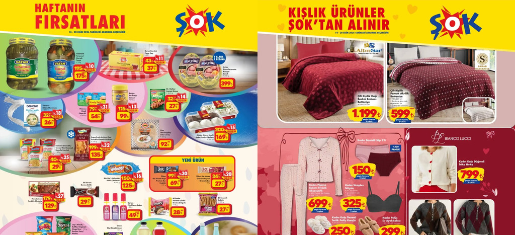 ŞOK 14 Ekim Aktüel Kataloğu 2026