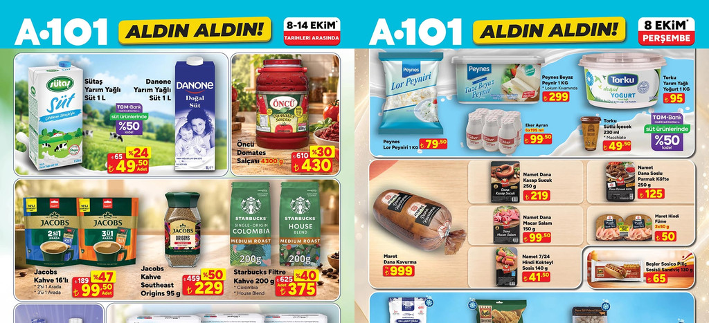 A101 8 Ekim Aktüel Kataloğu 2026