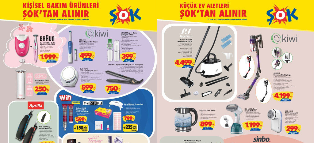 ŞOK 31 Ekim Aktüel Kataloğu 2026